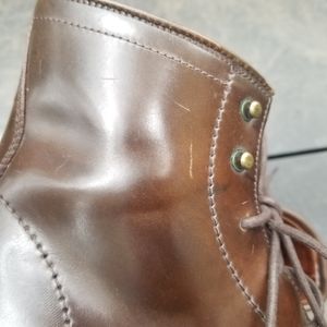 frye james lace up cordovan